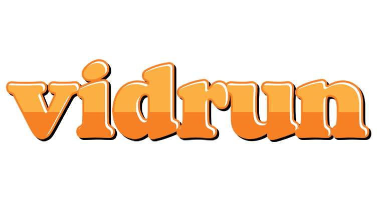 Vidrun orange logo