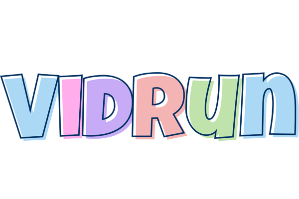 Vidrun pastel logo
