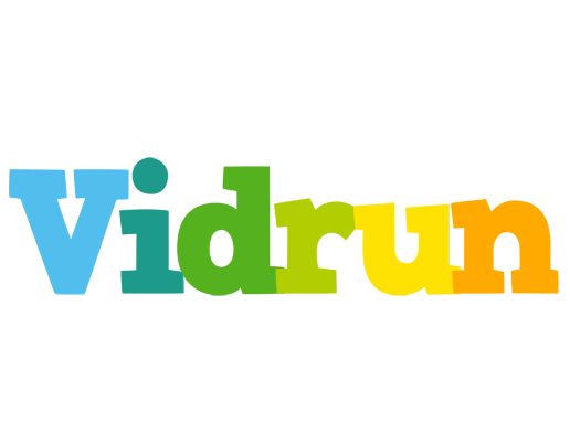 Vidrun rainbows logo