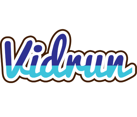 Vidrun raining logo