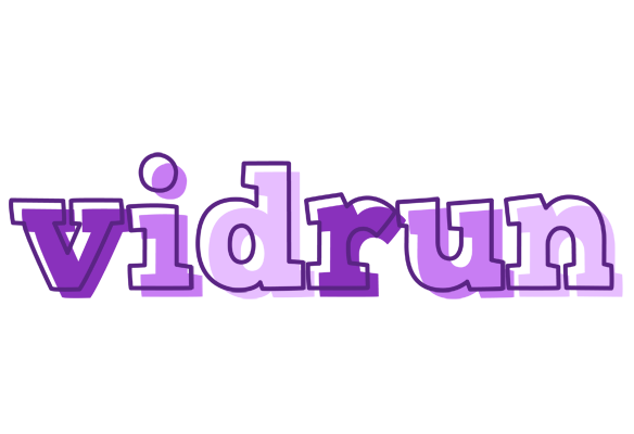 Vidrun sensual logo