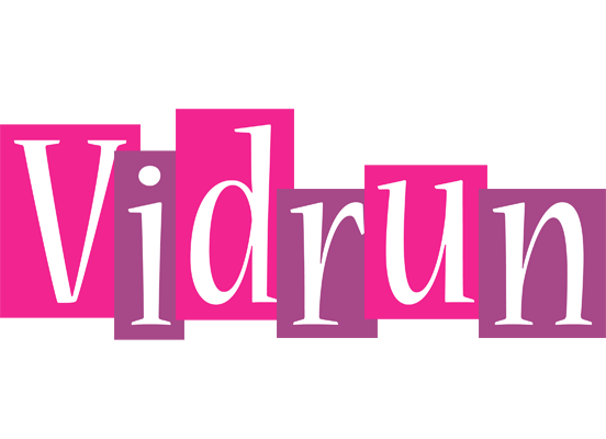Vidrun whine logo