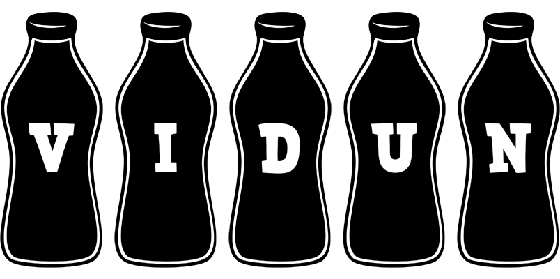 Vidun bottle logo