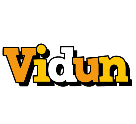 Vidun cartoon logo
