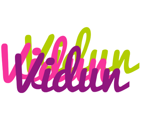 Vidun flowers logo