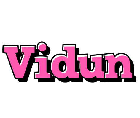 Vidun girlish logo