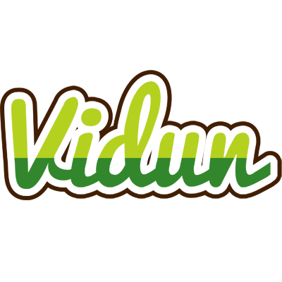 Vidun golfing logo