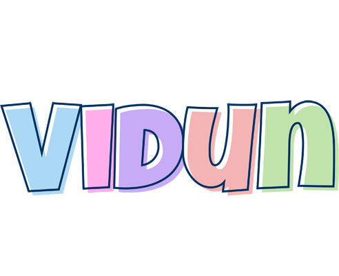 Vidun pastel logo