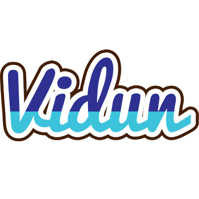 Vidun raining logo