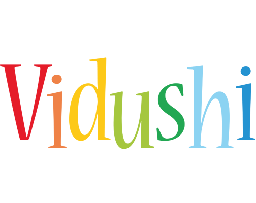 Vidushi birthday logo
