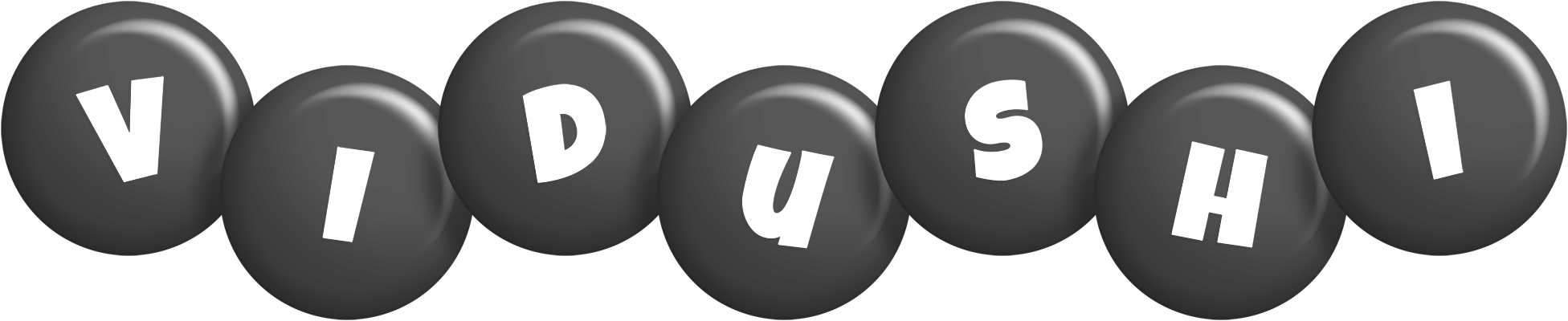 Vidushi candy-black logo