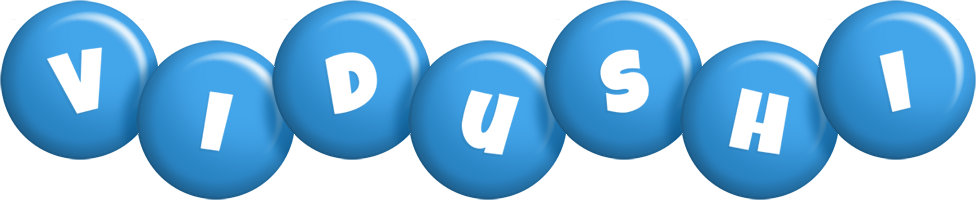 Vidushi candy-blue logo