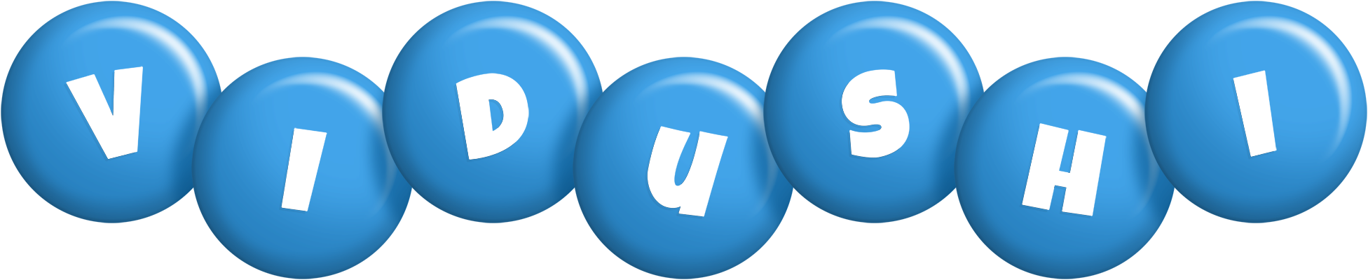 Vidushi candy-blue logo
