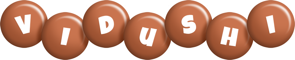 Vidushi candy-brown logo