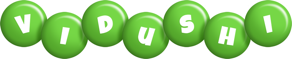Vidushi candy-green logo