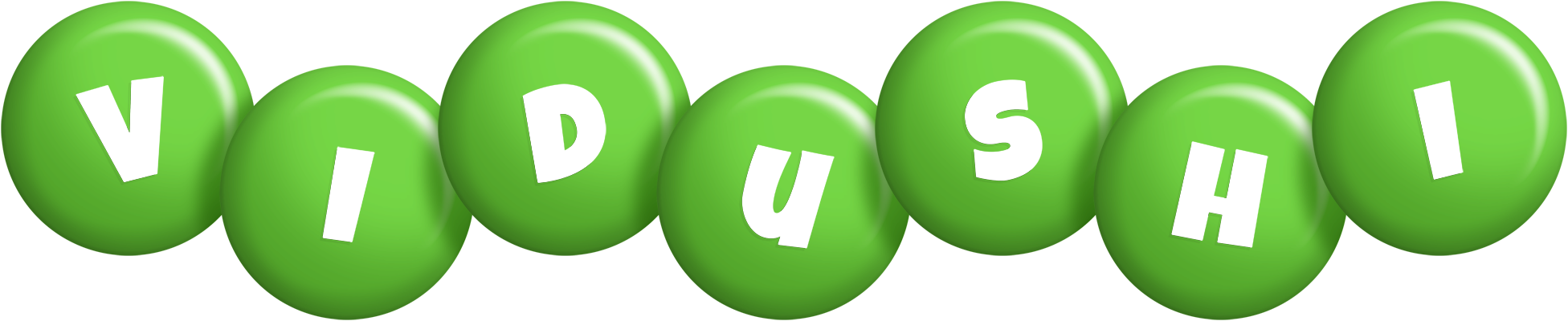 Vidushi candy-green logo