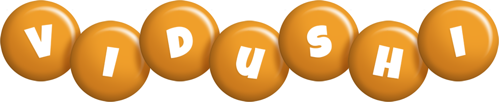 Vidushi candy-orange logo