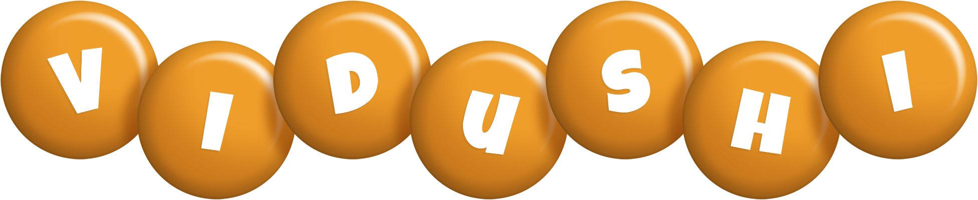 Vidushi candy-orange logo