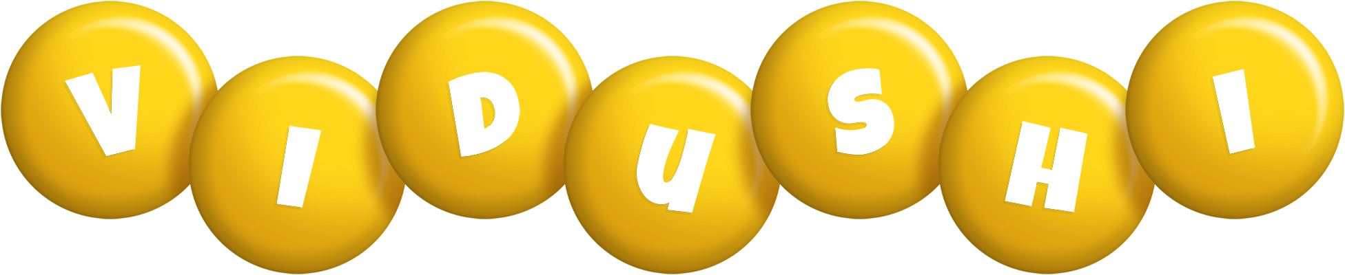 Vidushi candy-yellow logo