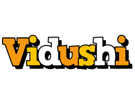 Vidushi cartoon logo