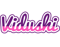 Vidushi cheerful logo