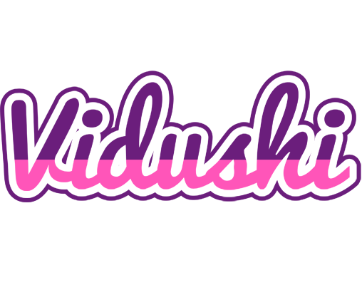 Vidushi cheerful logo