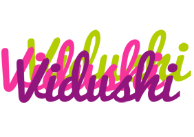 Vidushi flowers logo