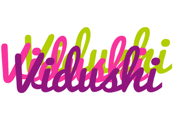 Vidushi flowers logo