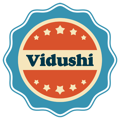 Vidushi labels logo