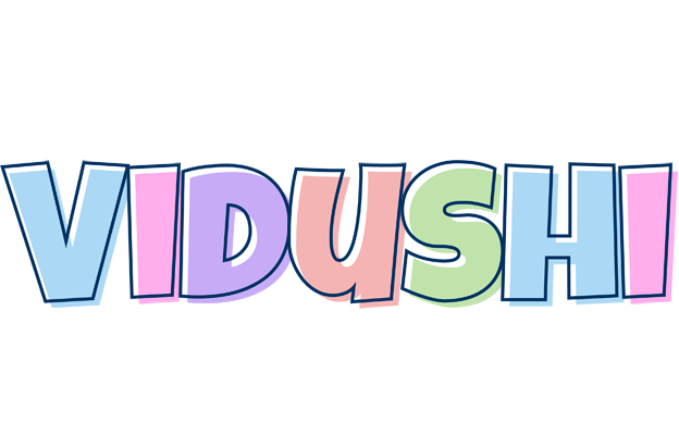 Vidushi pastel logo