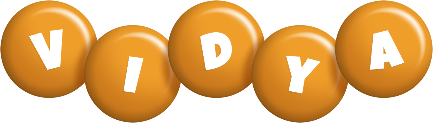 Vidya candy-orange logo