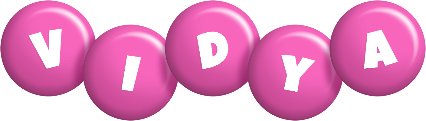 Vidya candy-pink logo