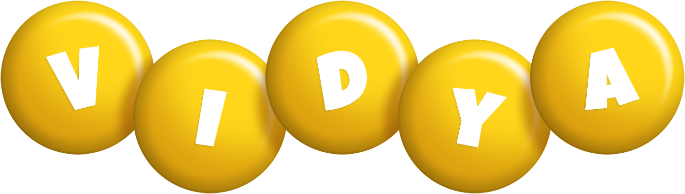 Vidya candy-yellow logo