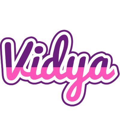 Vidya cheerful logo