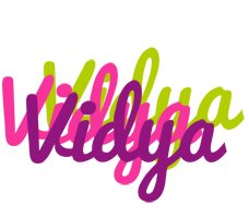 Vidya flowers logo