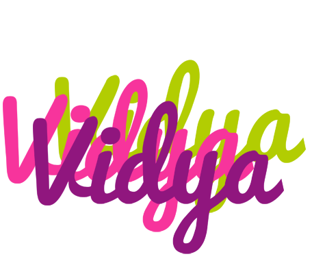 Vidya flowers logo