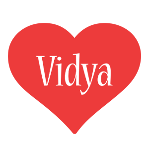 Vidya love logo