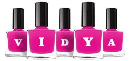 Vidya nails logo