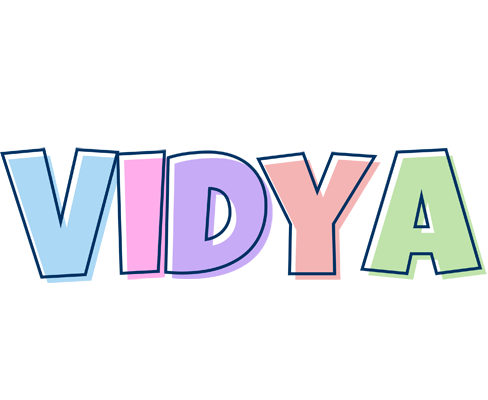 Vidya pastel logo