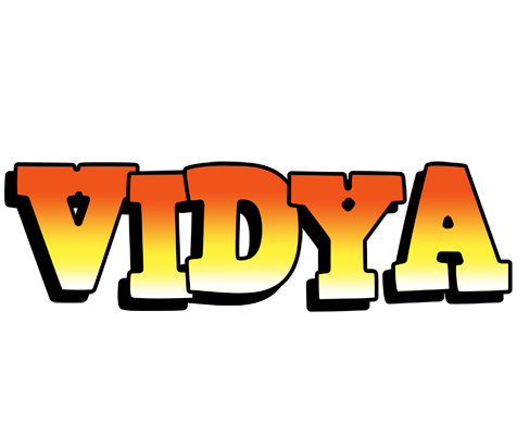 Vidya sunset logo