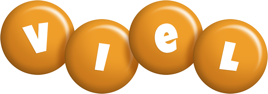 Viel candy-orange logo
