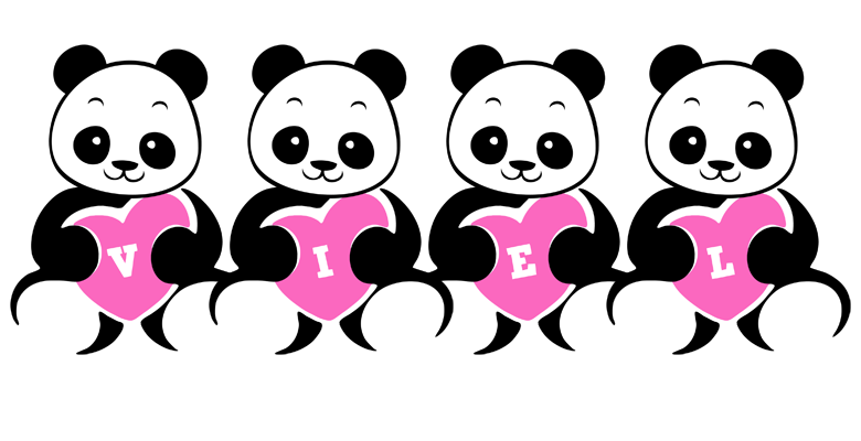 Viel love-panda logo