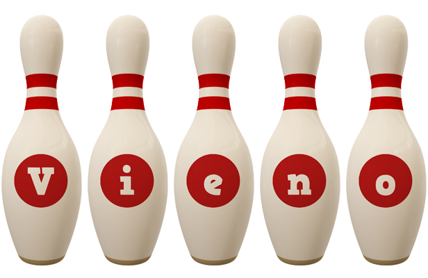 Vieno bowling-pin logo