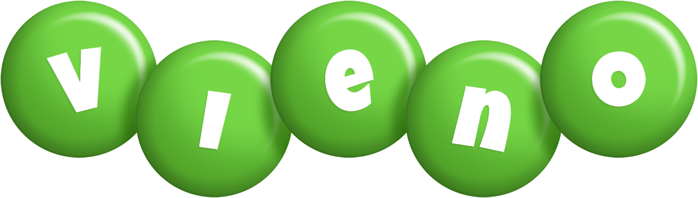 Vieno candy-green logo