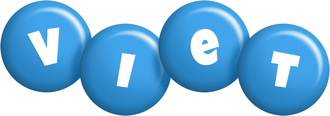 Viet candy-blue logo