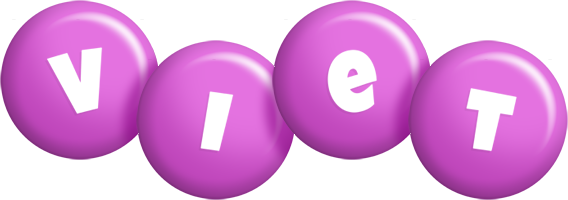 Viet candy-purple logo