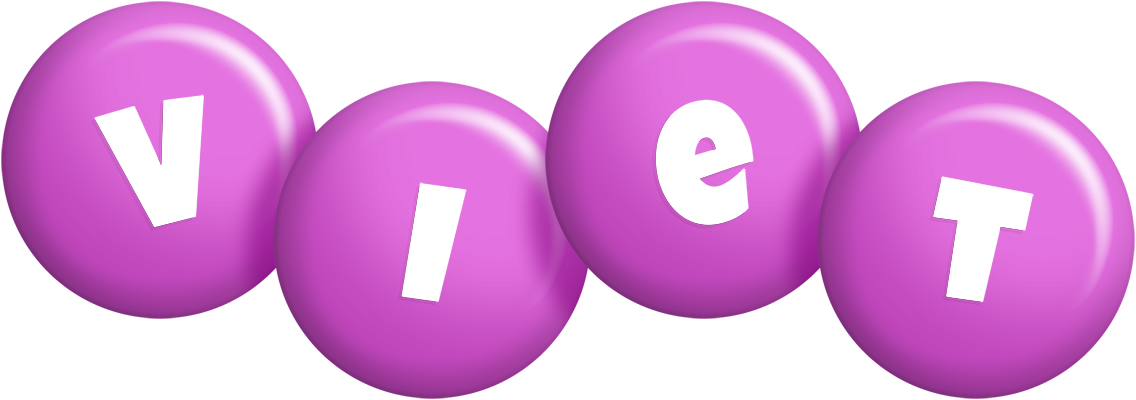 Viet candy-purple logo