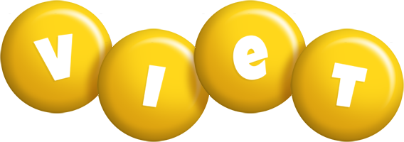 Viet candy-yellow logo