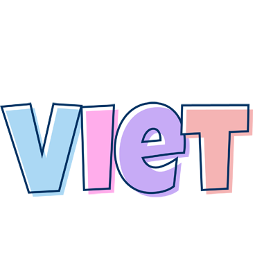 Viet pastel logo