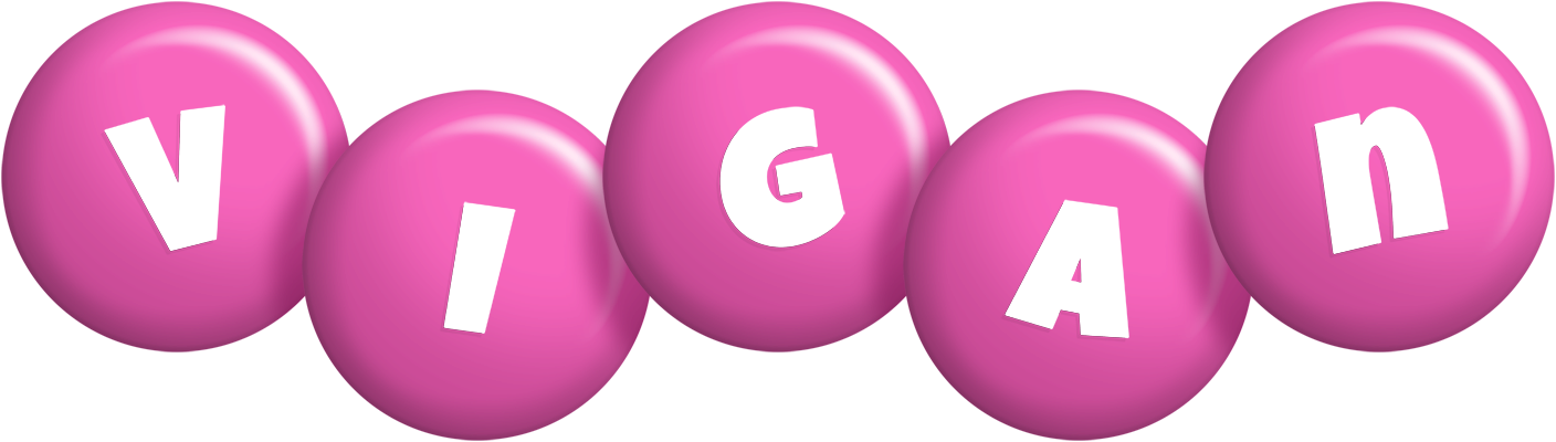 Vigan candy-pink logo
